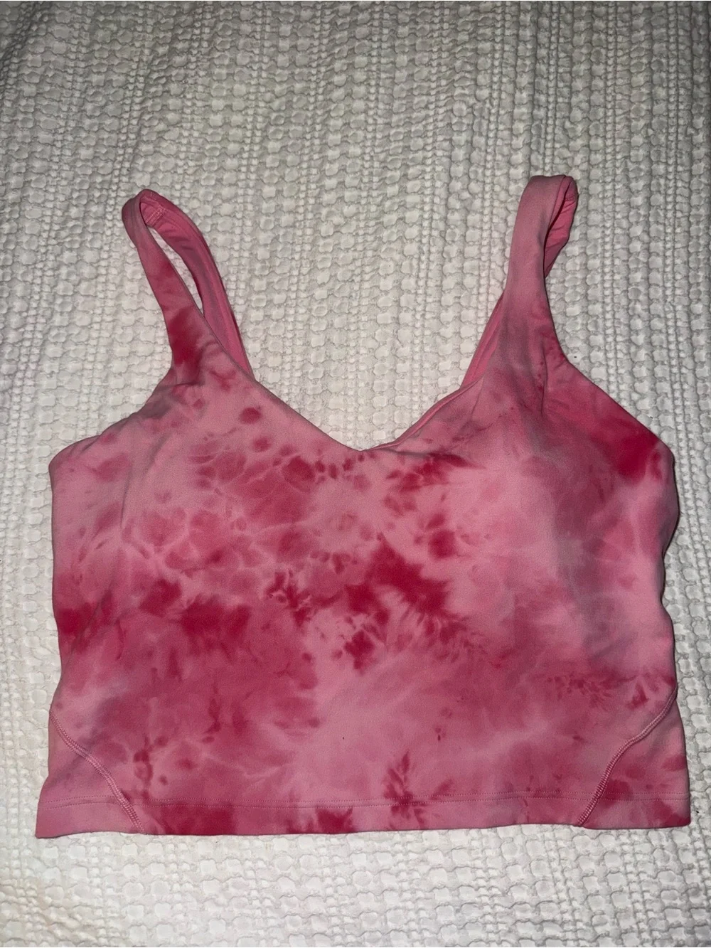 lululemon athletica Pink Tie-Dye Align Tank Size 10 NWOT
